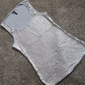 Gold & Silver Sequence Maurices Tank Top